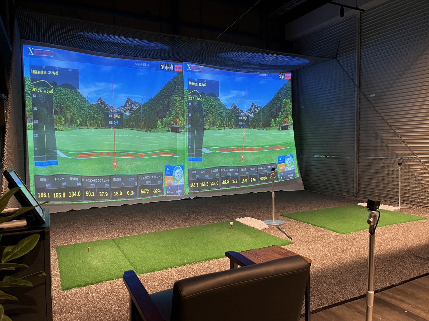 高速度天井カメラタイプゴルフシミュレーター「Xswing-G」